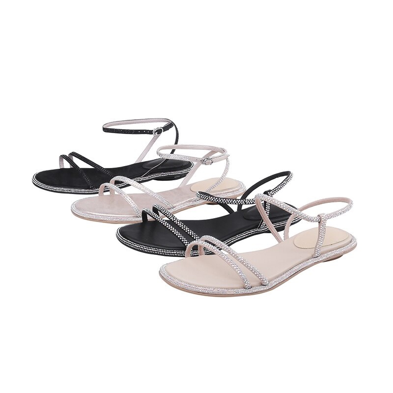 Casual Fashion Ankle Strap Flat Sandals - Power Day Sale