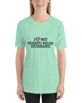 I Love My Puerto Rican Husband Unisex Premium T-Shirt