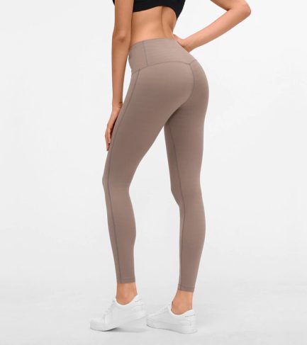 Jacquard Striped Naked-feel Sport Fitness Leggings - Power Day Sale