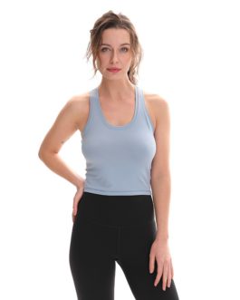 Soft Nylon Yoga Blouses Gym T-Shirt