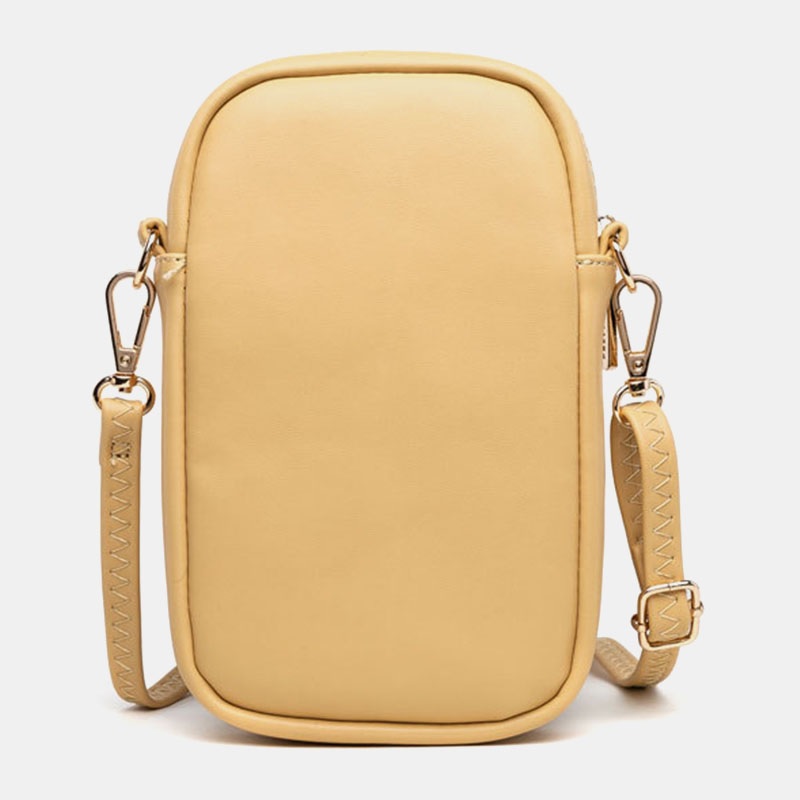 Solid Zipper Phone Bag Crossbody Bag Shoulder Bag8