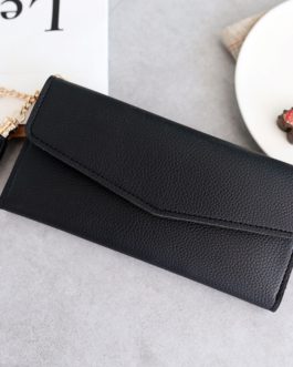 Solid tassel PU Leather Zipper New Fashion Long Wallets