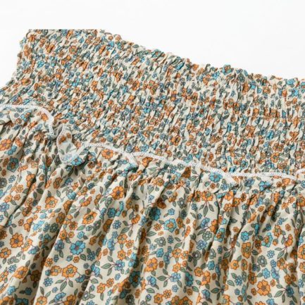 Bohemian Floral Print High Waist Short Skirts - Power Day Sale