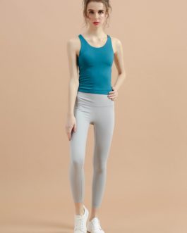 Cross Belt Backless Fitted Yoga Camisole