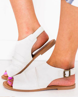 Ruched Mules – Ankle Straps and Buckles