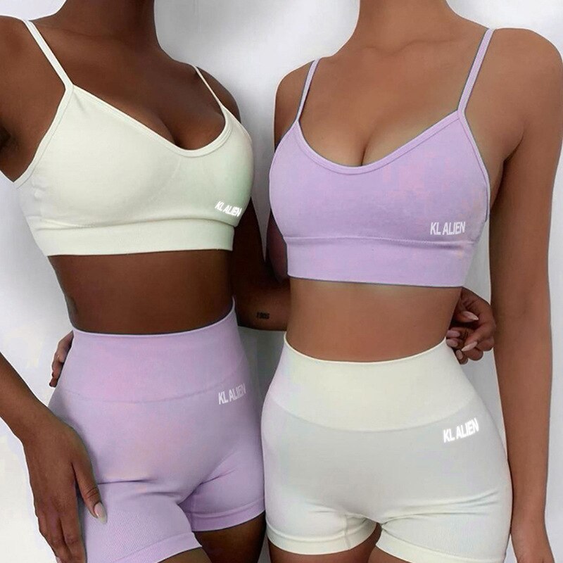 Sexy Bodycon Crop Top Shorts 2 Pieces