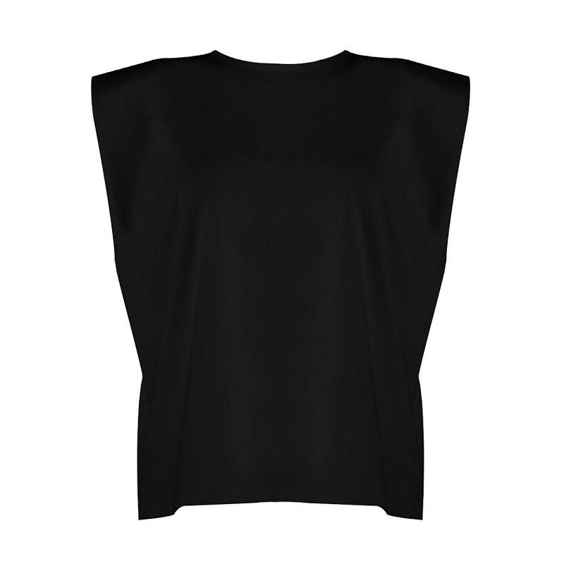 Sexy Sleeveless O Neck Casual Runway Tops - Power Day Sale