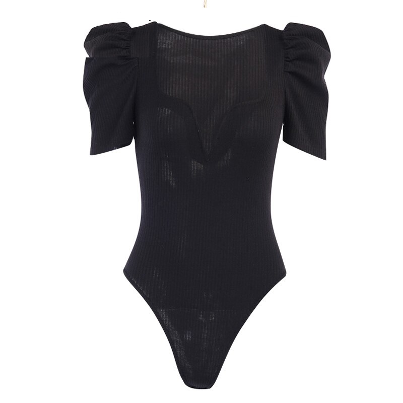 Sexy Solid Vintage Party Bodysuits - Power Day Sale