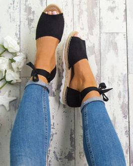 Ankle Strap Sandal – Hemp Bottom
