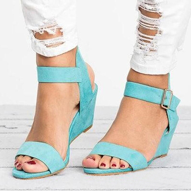 Wedge Style Sandals - Open Heels and Toes - Power Day Sale