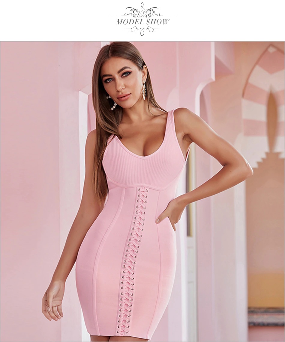 Sexy Sleeveless Tank Celebrity Runway Night Out Party Bodycon Dress 3