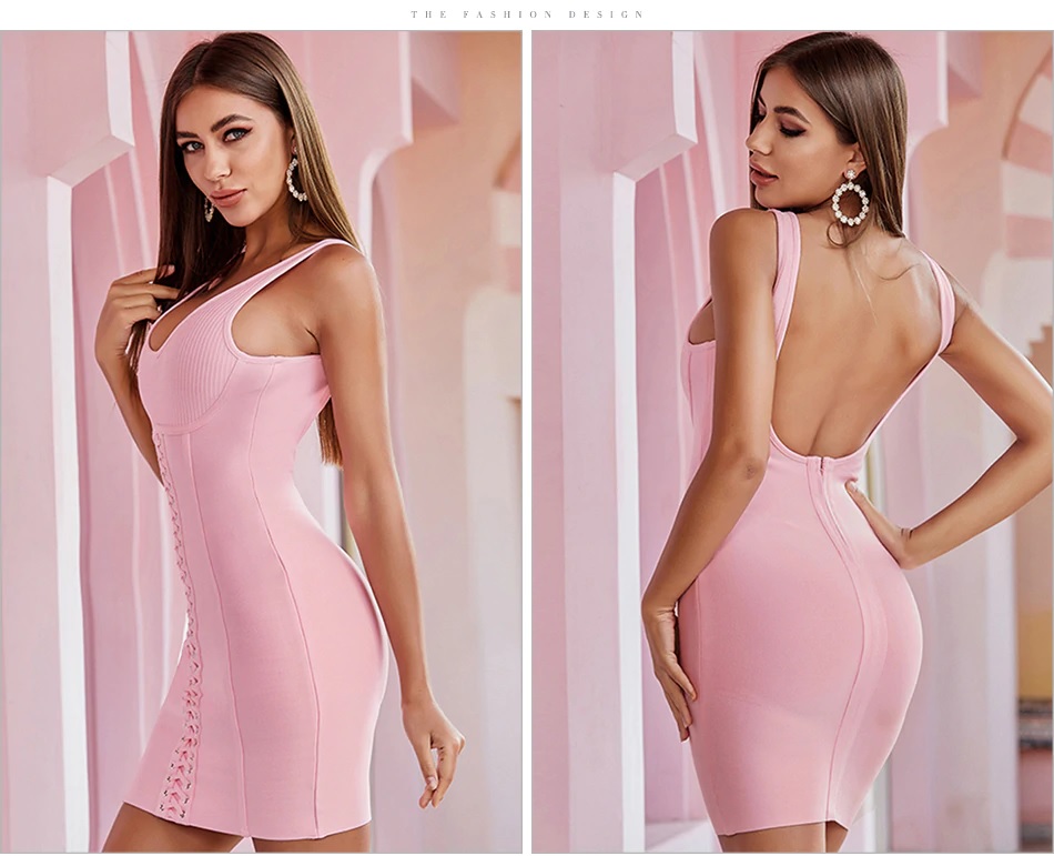Sexy Sleeveless Tank Celebrity Runway Night Out Party Bodycon Dress 4