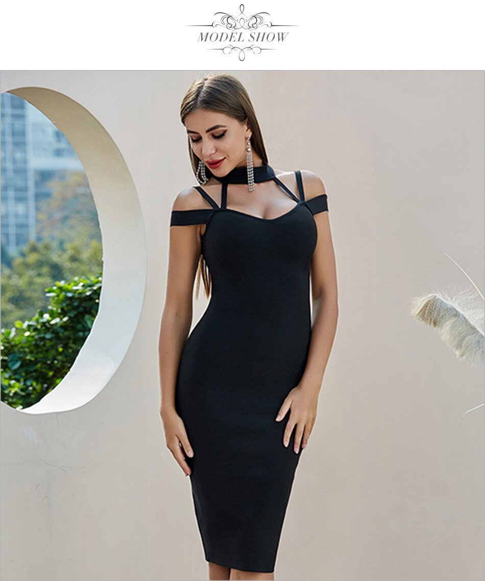 Sexy Spaghetti Strap Halter Celebrity Club Dresses Vestidos 3