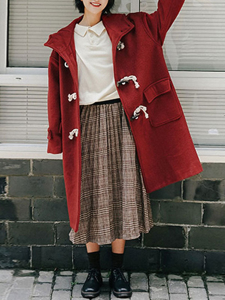 Sweet Casual Polyester Duffle Overcoat Lolita Outwears - Power Day Sale