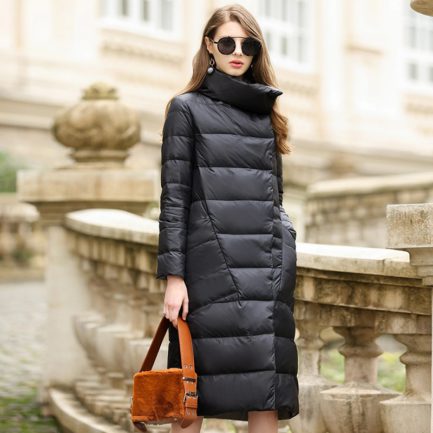 long thin puffer jacket