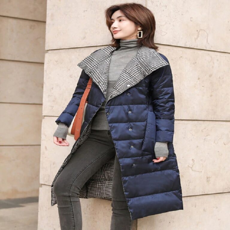 Long Casual Light ultra thin Warm Down puffer jacket - Power Day Sale