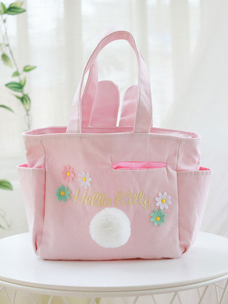 Sweet Lolita Melody Bunny Canvas Cross Body Bag - Power Day Sale