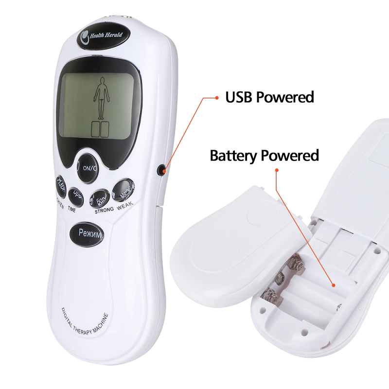 Rechargeable Tens Machine Digital Therapy Full Massager Pain Relief  Acupuncture