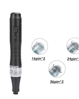 Microneedle Pen Therapy bb glow Beauty Machine Digital Display with 6pcs Cartridges Needles