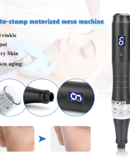 Microneedle Pen Therapy bb glow Beauty Machine Digital Display with 6pcs Cartridges Needles