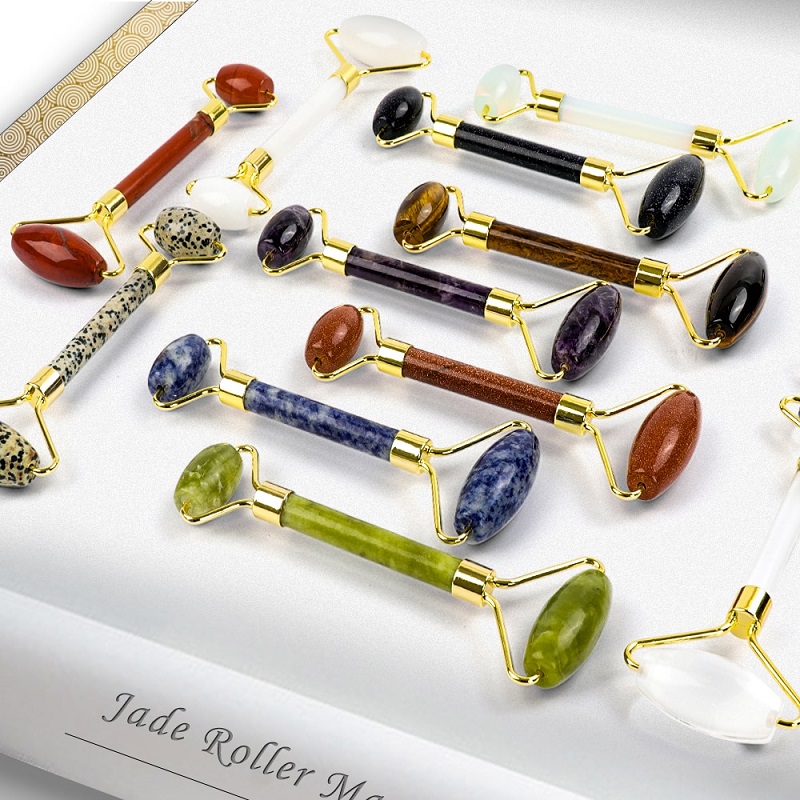Natural Stone Jade Roller Facial Massager