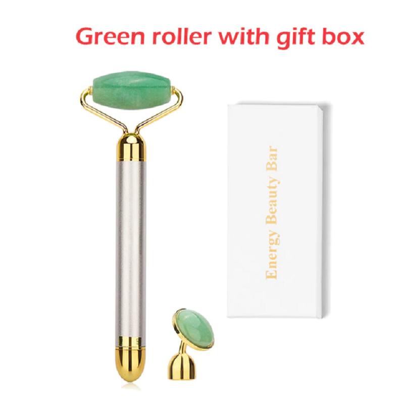 Real Genuine Jade Stone Facial Roller Beauty Massage Tool Power Day Sale