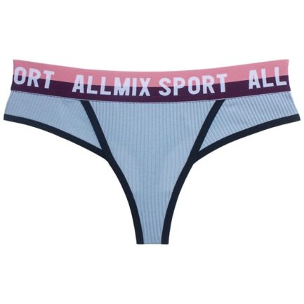 Fashionable Contrast Color Letter Printed Panties - Power Day Sale