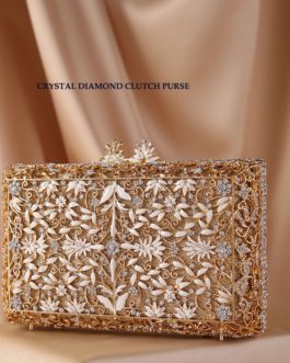 Vintage Diamond Drip Clutches For Party Wedding Purse