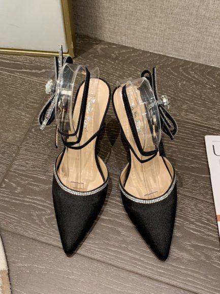 Pointed Toe Solid High Heel Shoes - Power Day Sale