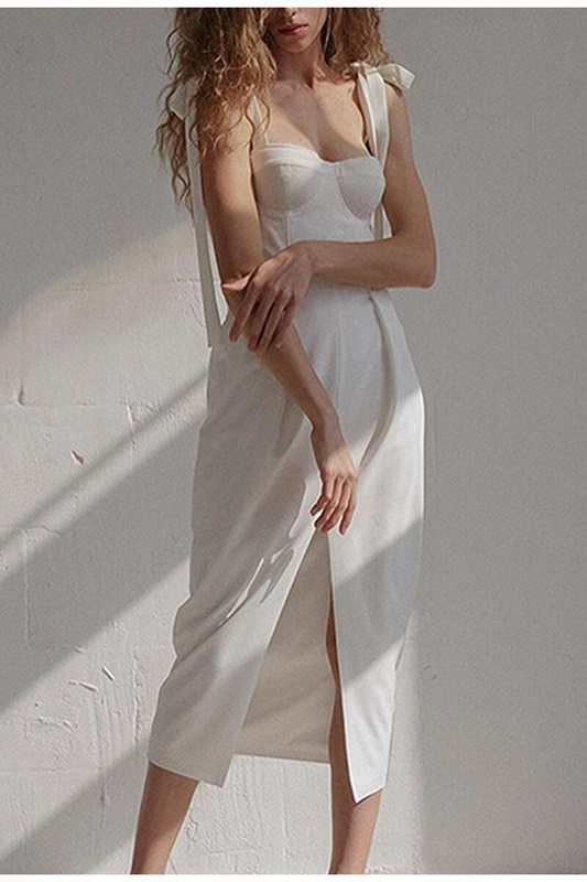 Sexy bandage strapless dress