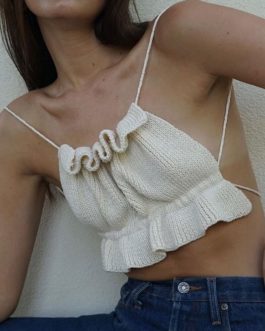 Sexy ruffled casual camis