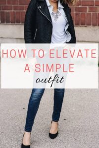 Read more about the article How to Elevate a Simple Tee and Jeans Outfit