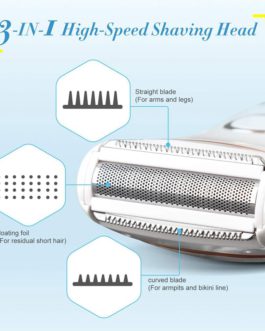 Professional Electric Safety Razor Trimmer For Depilator Hair Removal Wet Dry Painless Bikini Trimmer USB Epilator 2020