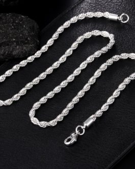 Twist Snake Chain Necklace Jewelry