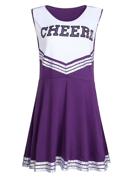 Cheer Leader Costume Print Mini Dress - Power Day Sale