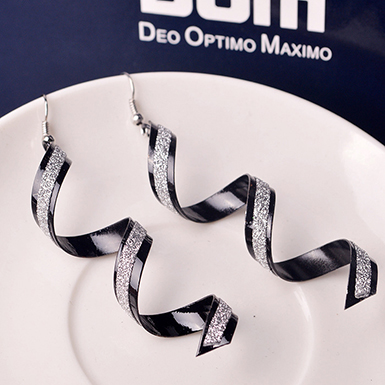 Spiral Long Dangle Earrings