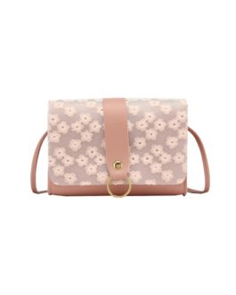 Sweet Flower Print Shoulder Bags