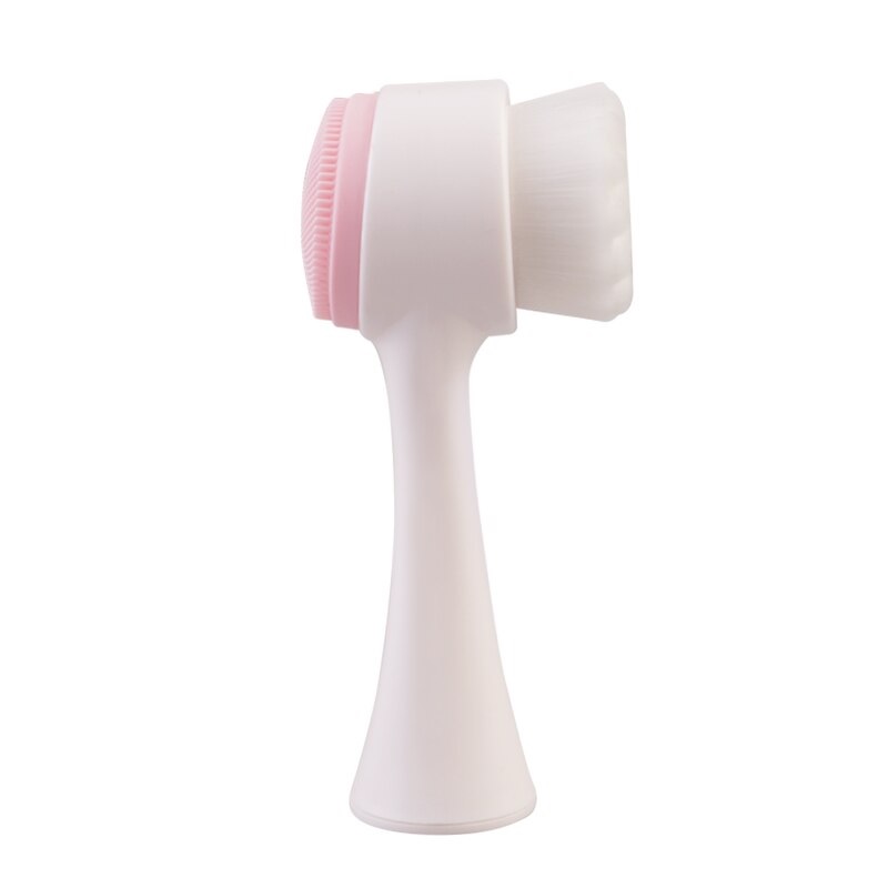 3D Double Side Silicone Face Cleaning Massage