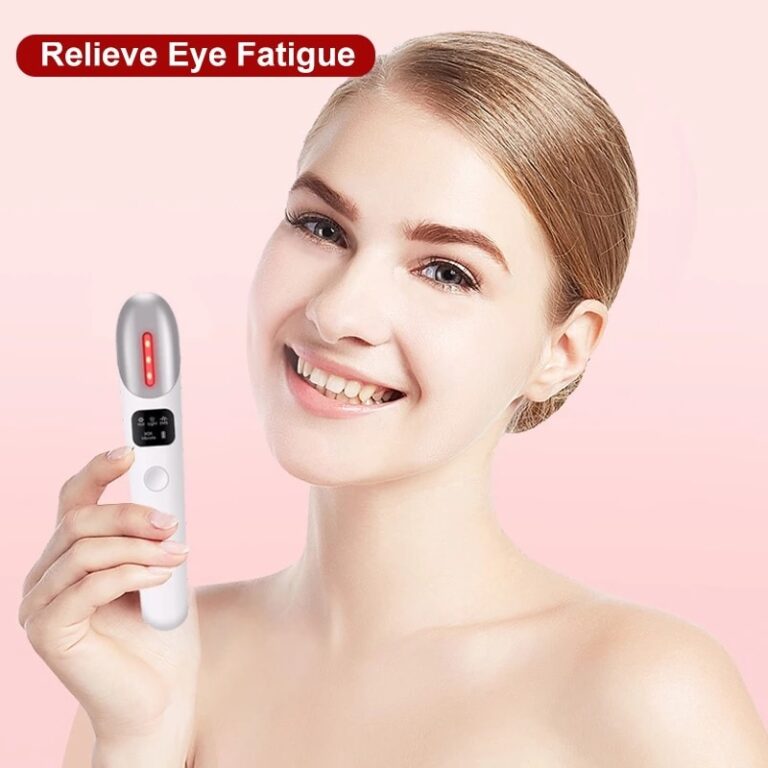 red light therapy eye massager