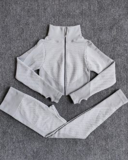 Long Sleeve Yoga Sport Gym Suits