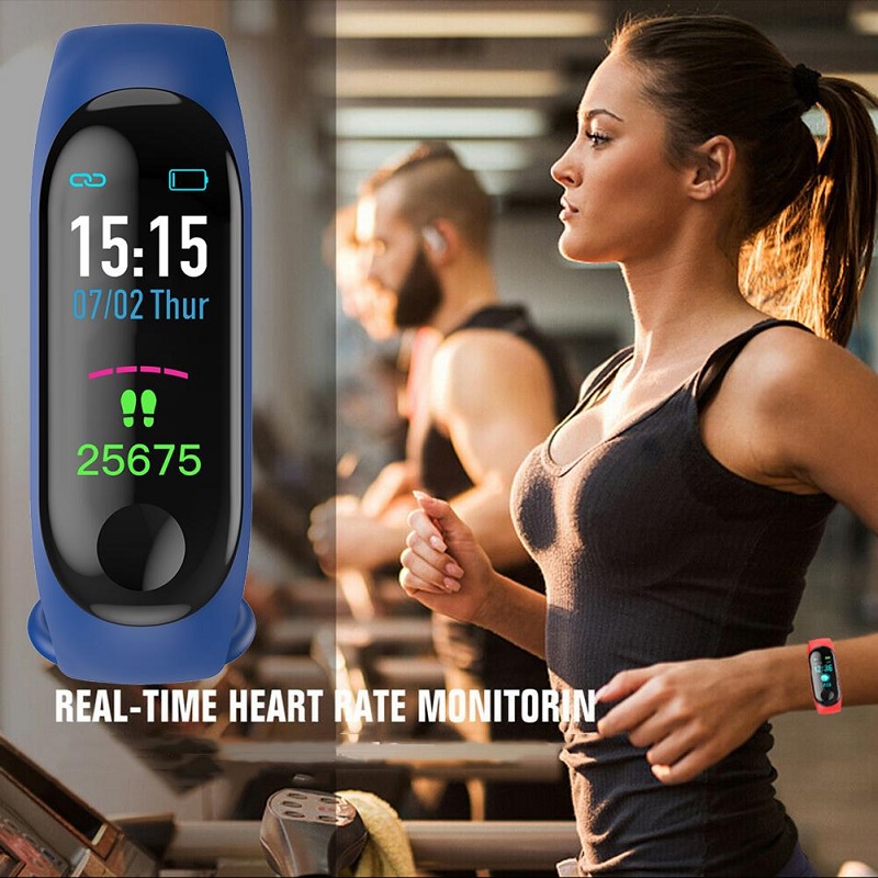 M3 Smart Band Bracelet IP67 Waterproof Smartwatch