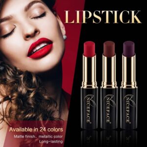 Lip Gloss Makeup Matte Metal Lipsticks - Power Day Sale