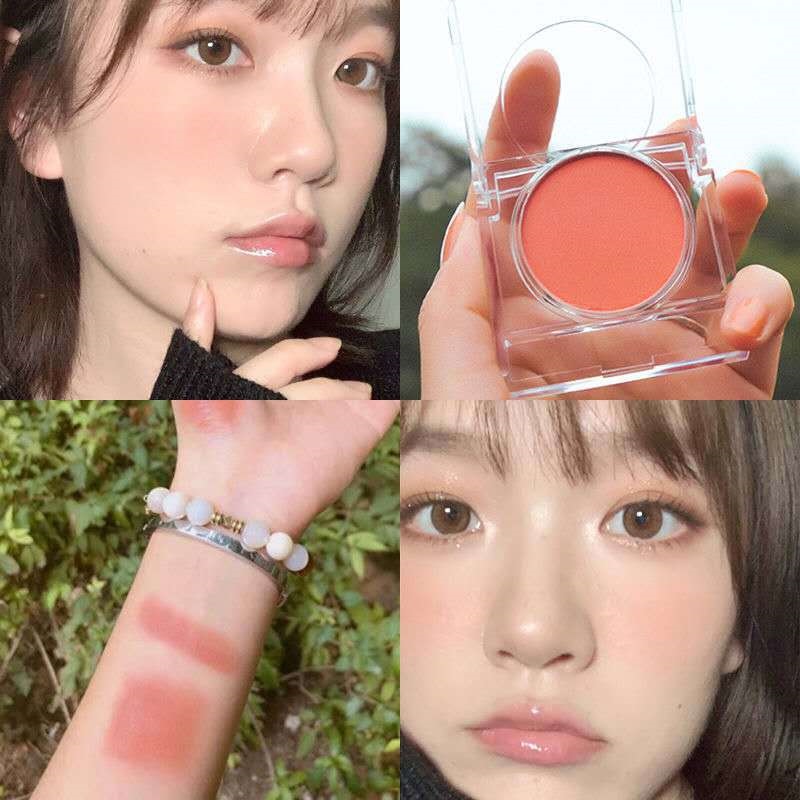 Single Color Blush Makeup Palette Mineral Powder