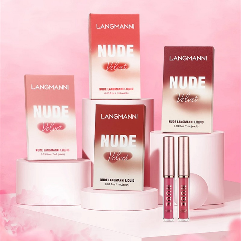 4Pcs set Velvet Matte Lipstick Waterproof Long Lasting