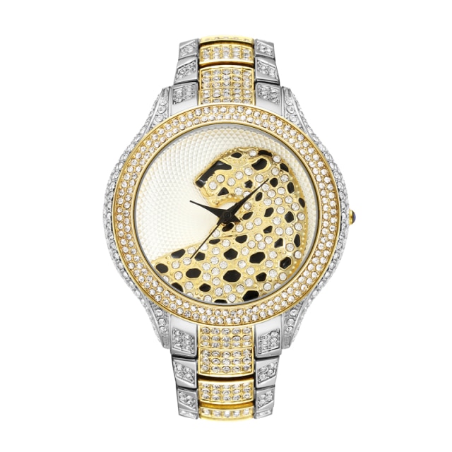 Casual Metal Super Shiny Rhinestone Wedding Wristwatch