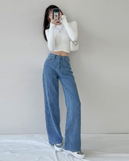 Casual Smooth Straight Lazy Pants