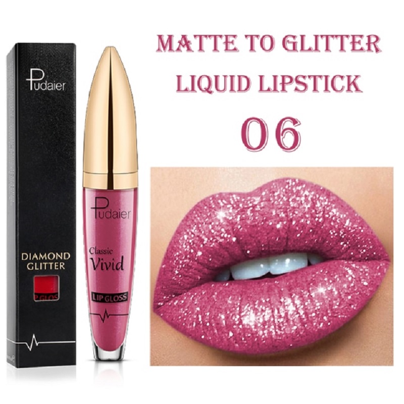 Patriottisch droefheid Occlusie Diamond Shimmer Glitter Lipg Loss Matte Liquid Lipstick - Power Day Sale