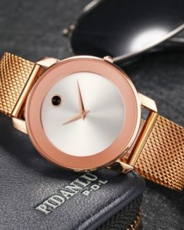 Elegant Casual Hardlex Hook Buckle Wristwatch