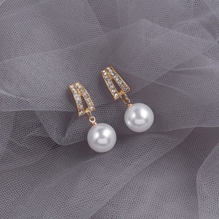 Fashion Cute Small Simple Pearl Earrings - Power Day Sale