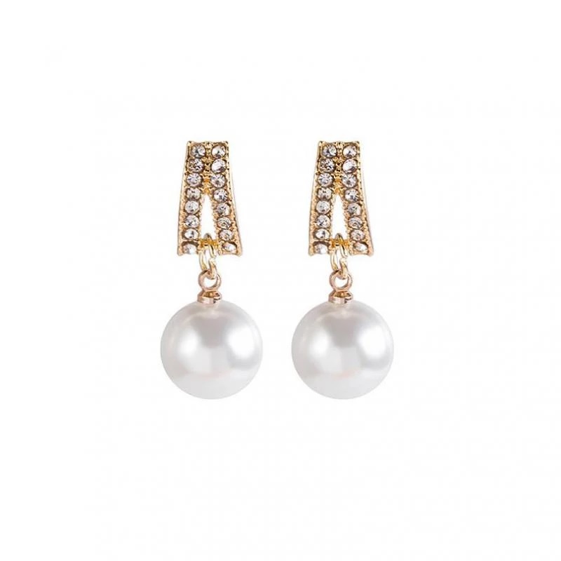 Fashion Cute Small Simple Pearl Earrings - Power Day Sale
